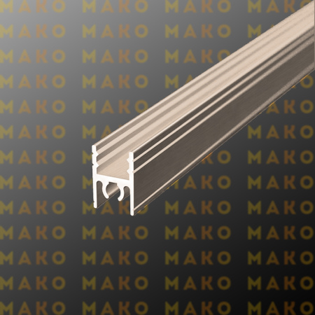 Профиль горизонтальный верхний MS210 Золото розовое глянец (A23)